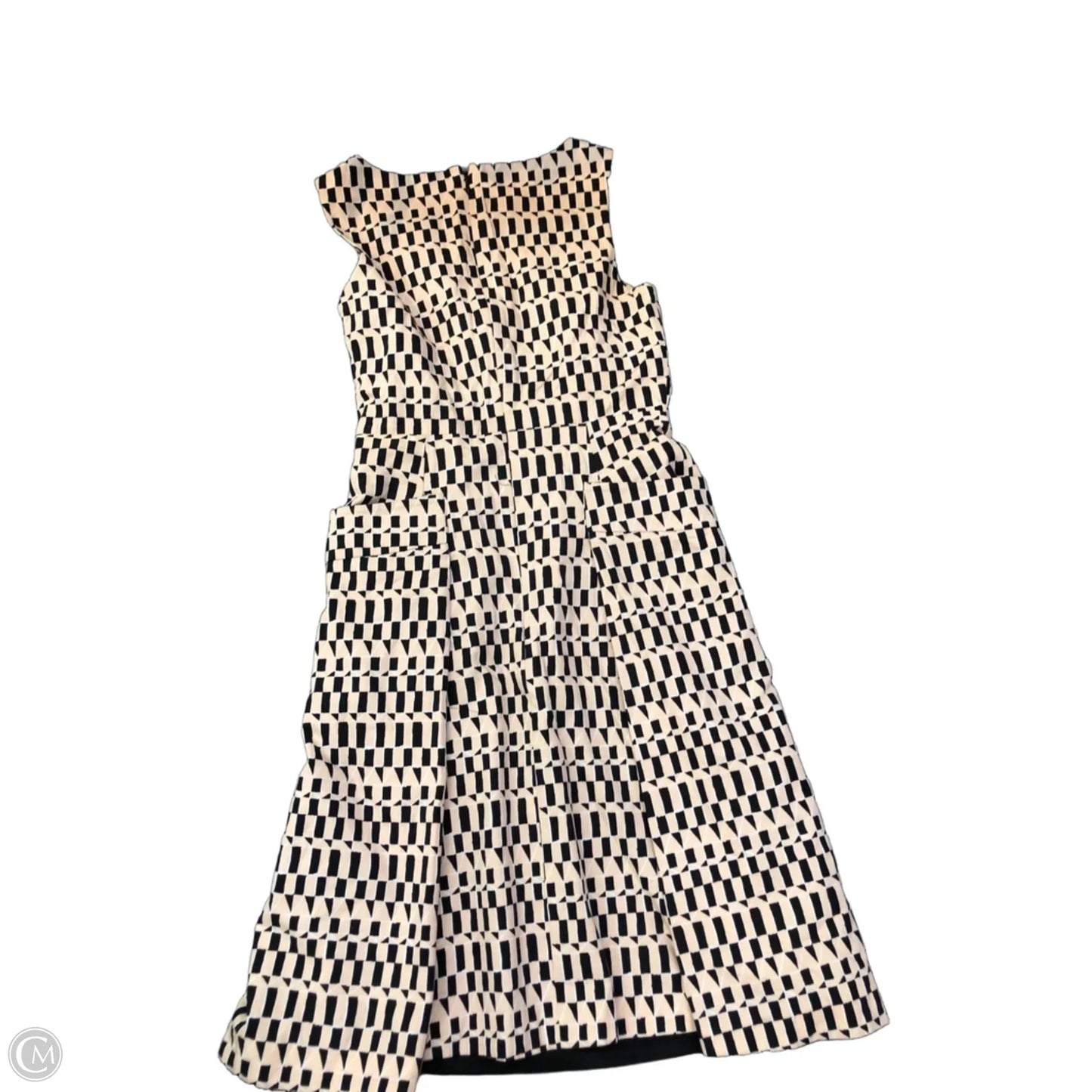 Dress Designer By Kate Spade In Geometric Pattern, Size: 0