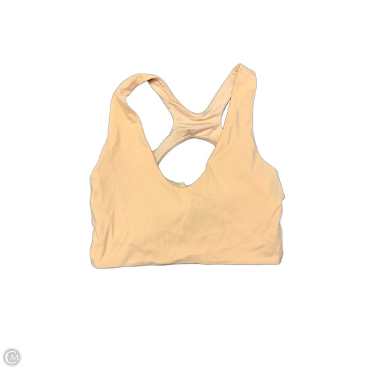 Athletic Bra By Lululemon In Orange, Size: M