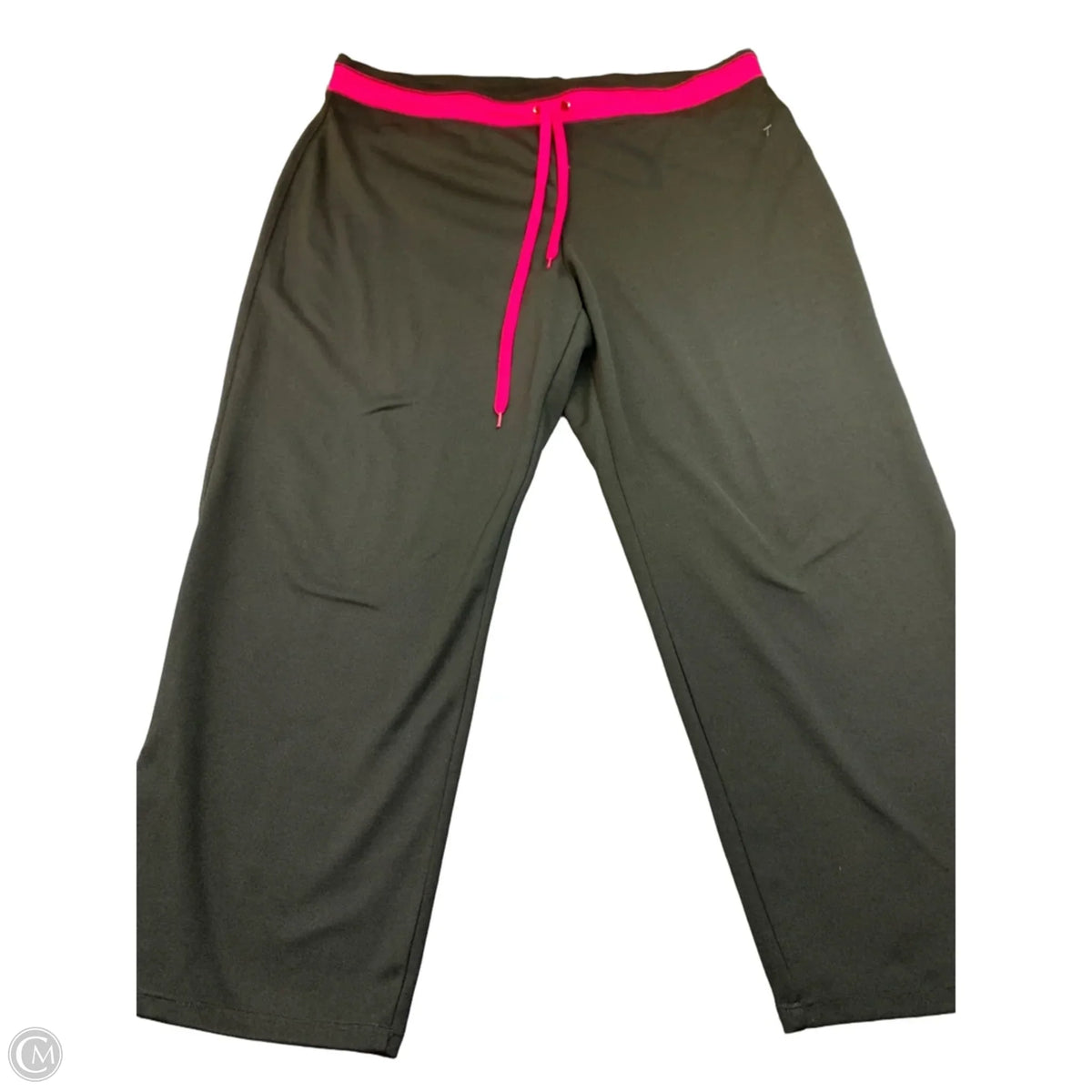 Athletic Pants 2pc By Be Inspired In Black & Pink, Size: 3x