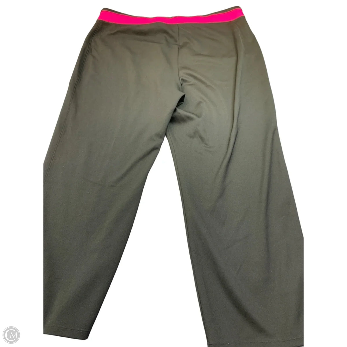 Athletic Pants 2pc By Be Inspired In Black & Pink, Size: 3x