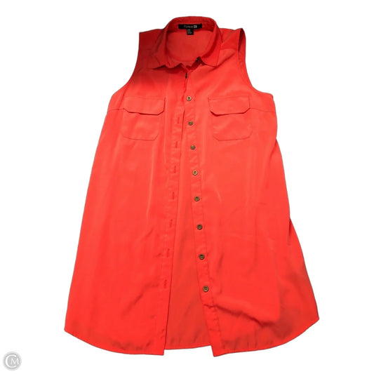 Tank Top By Forever 21 In Coral, Size: M