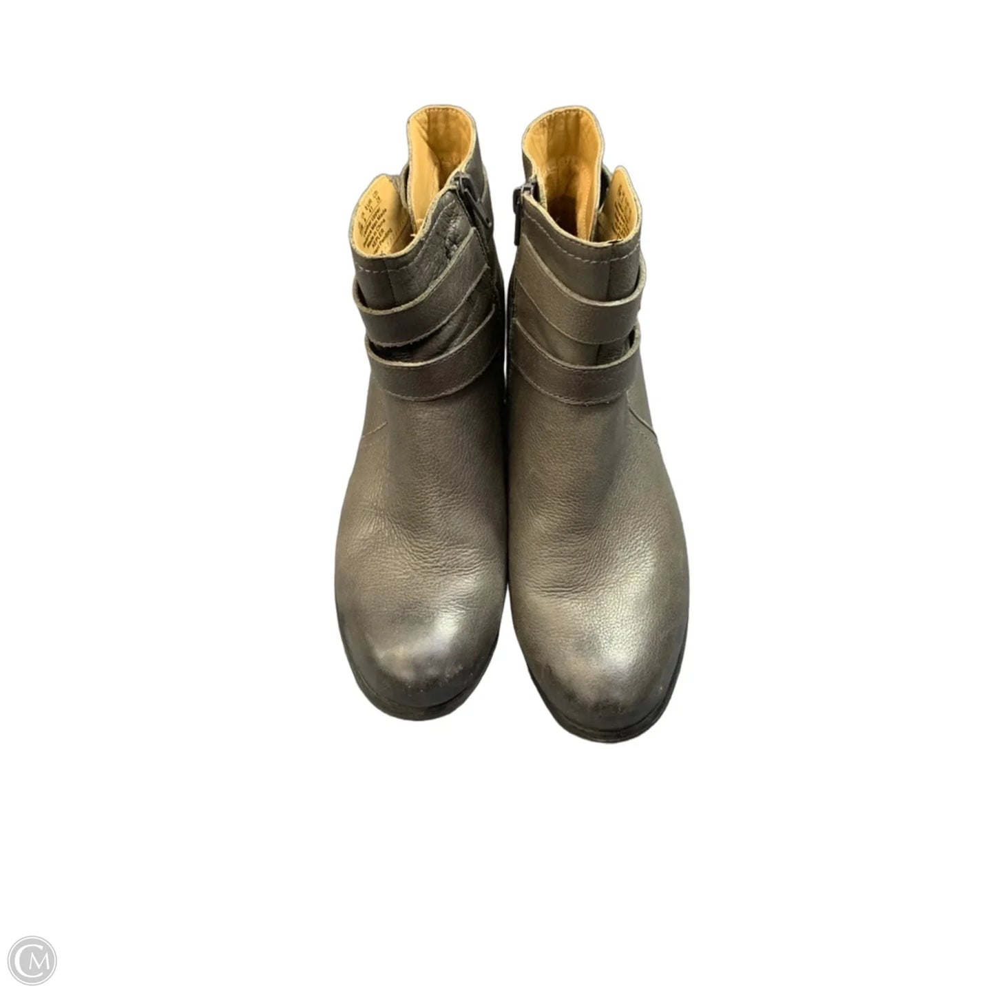 Boots Ankle Heels By Naturalizer In Grey, Size: 11