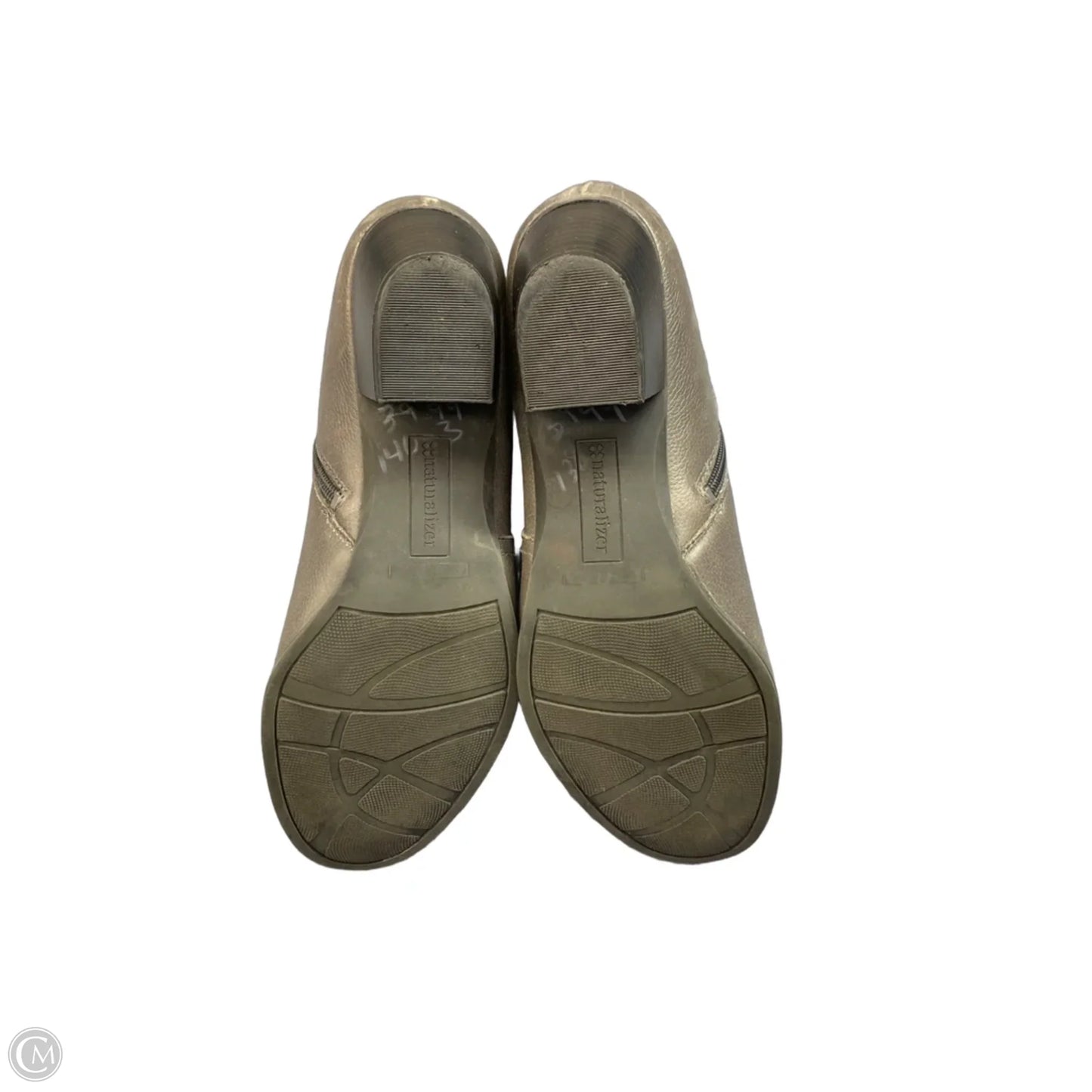 Boots Ankle Heels By Naturalizer In Grey, Size: 11