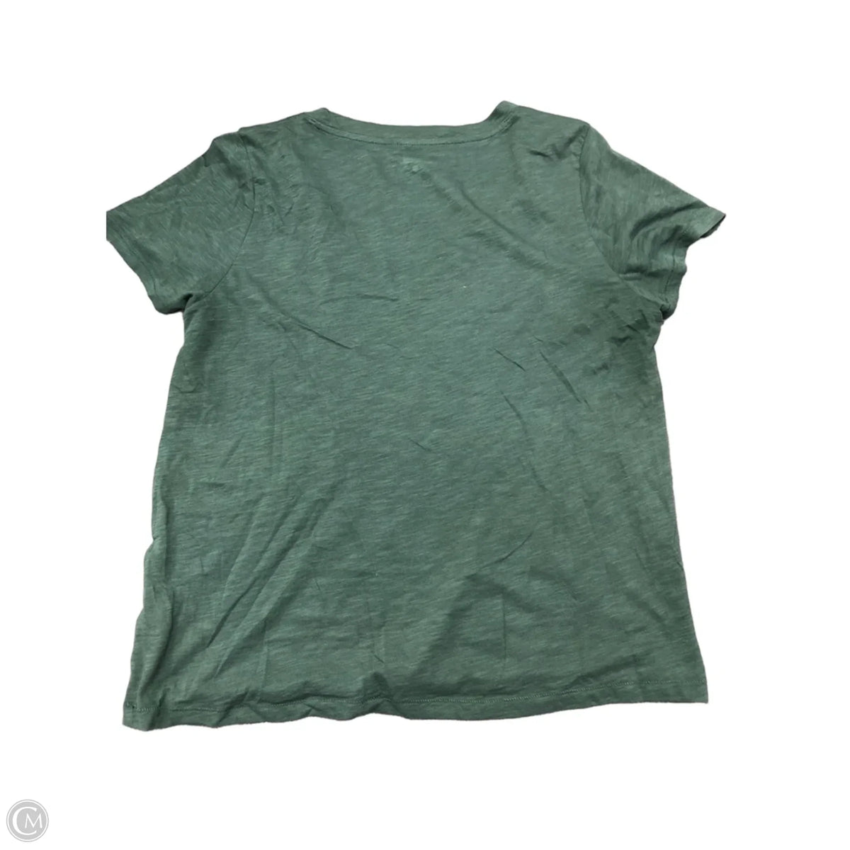 Top Short Sleeve Basic By Madewell In Green, Size: L
