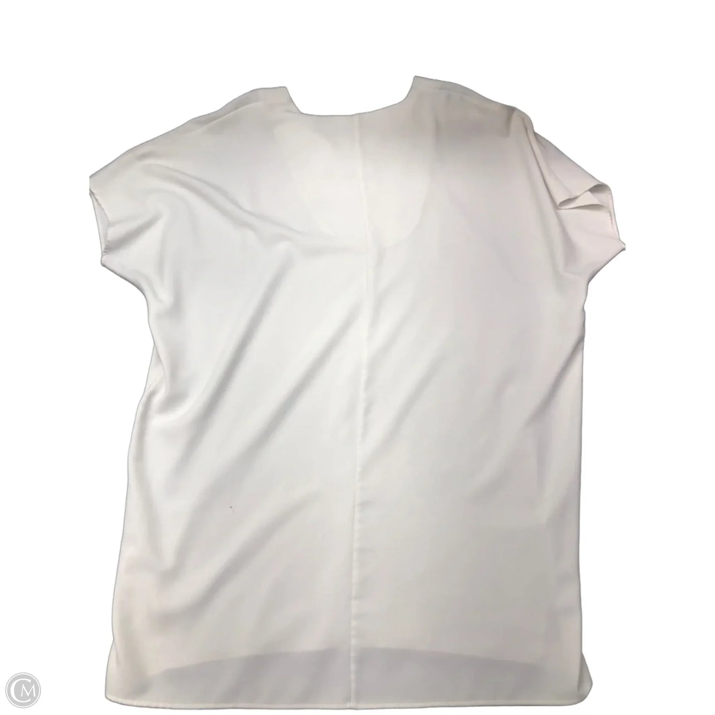 Top Short Sleeve Basic By Chicos In White, Size: 12