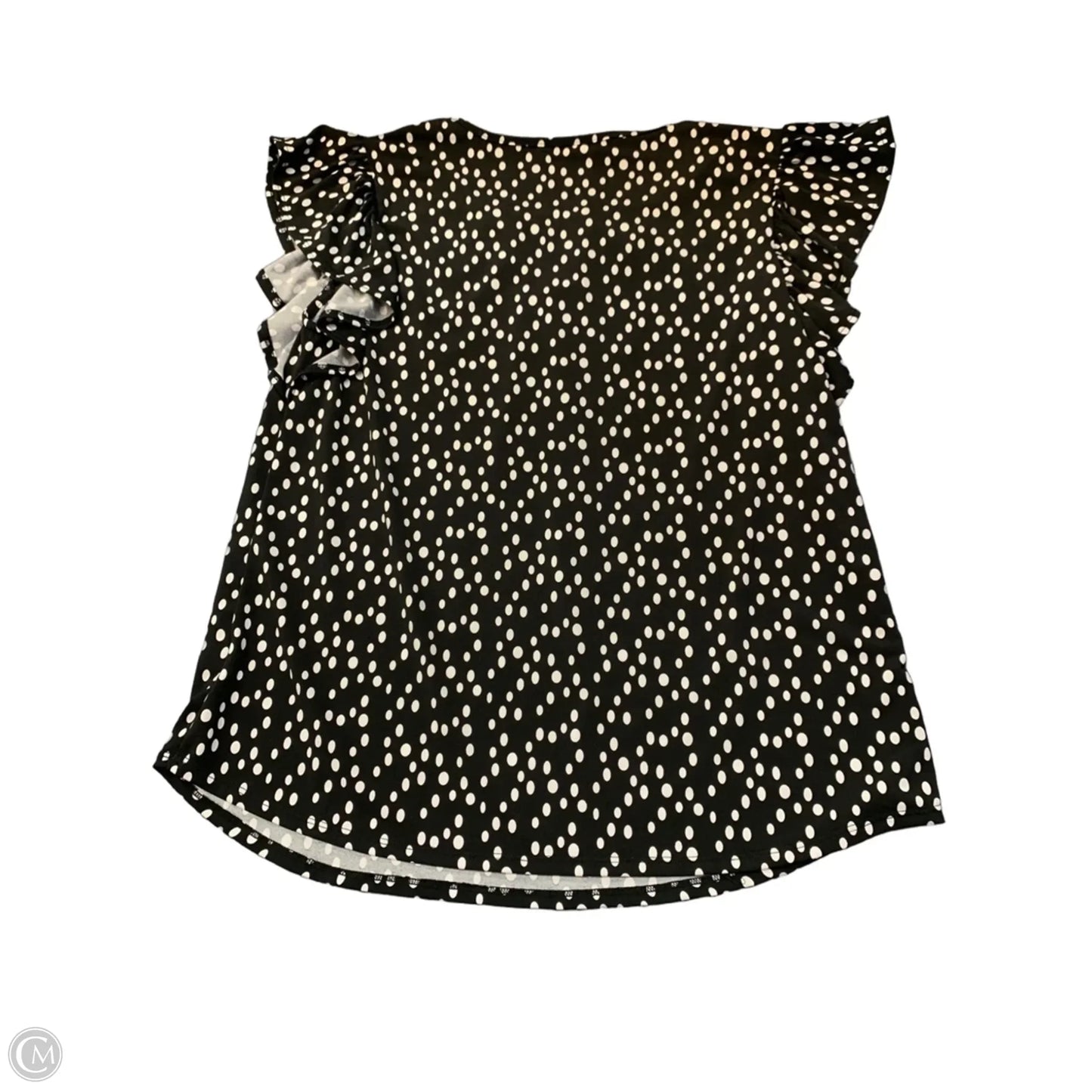 Top Sleeveless By Cure In Polkadot Pattern, Size: L