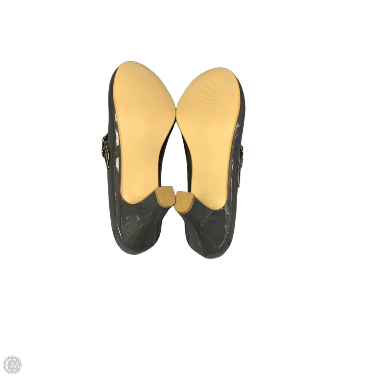 Shoes Heels Block By Journee In Grey, Size: 7.5