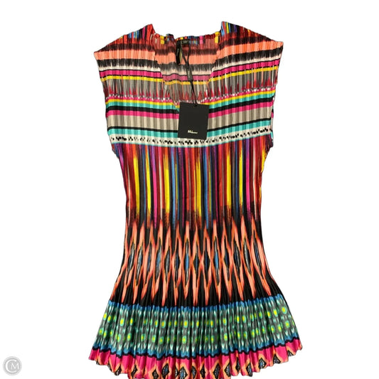 Top Short Sleeve By Milano In Multi-colored, Size: S