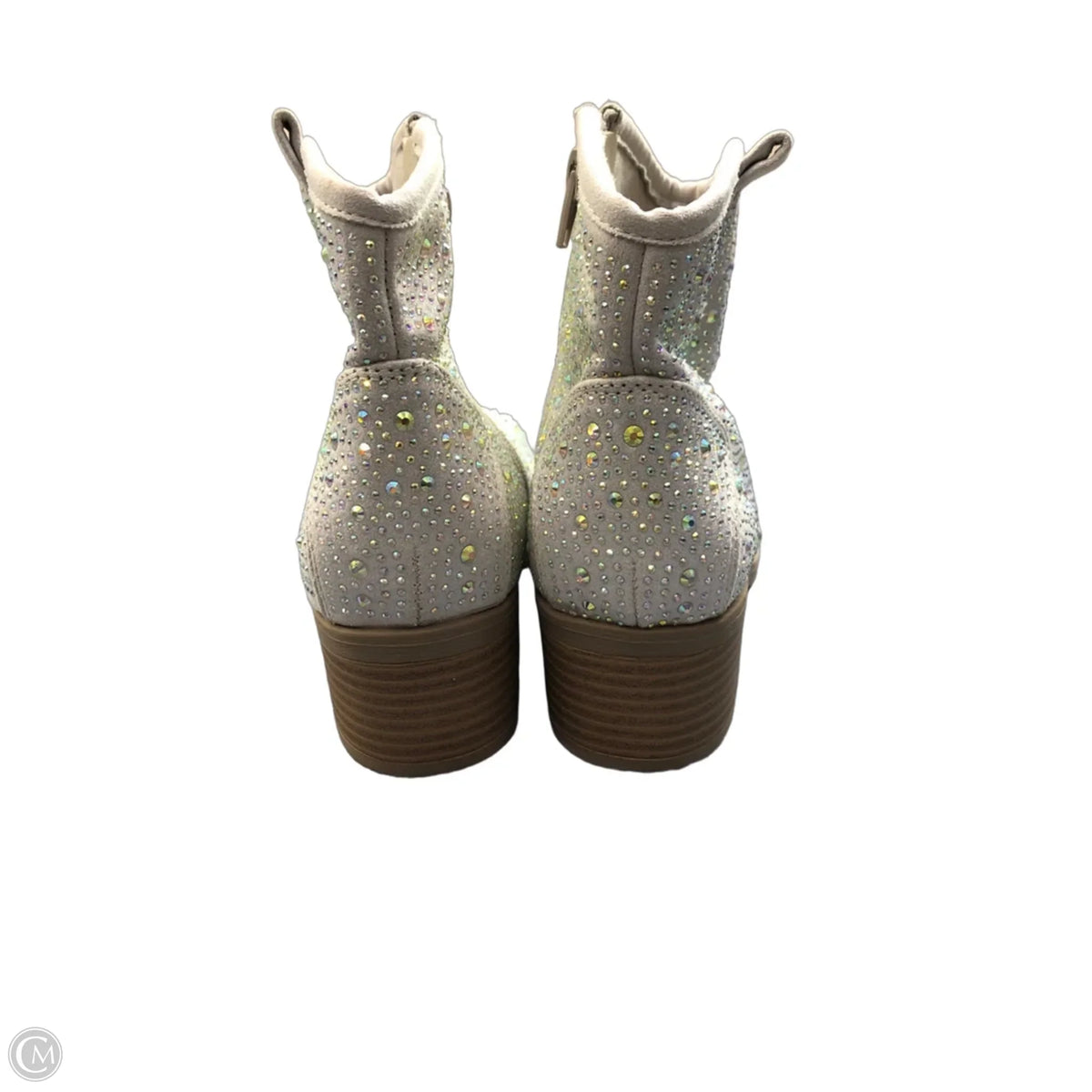 Boots Ankle Flats By Limelight In Silver, Size: 5