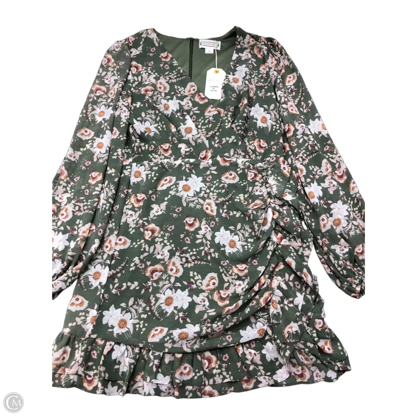 Dress Casual Short By Loveriche In Floral Print, Size: M