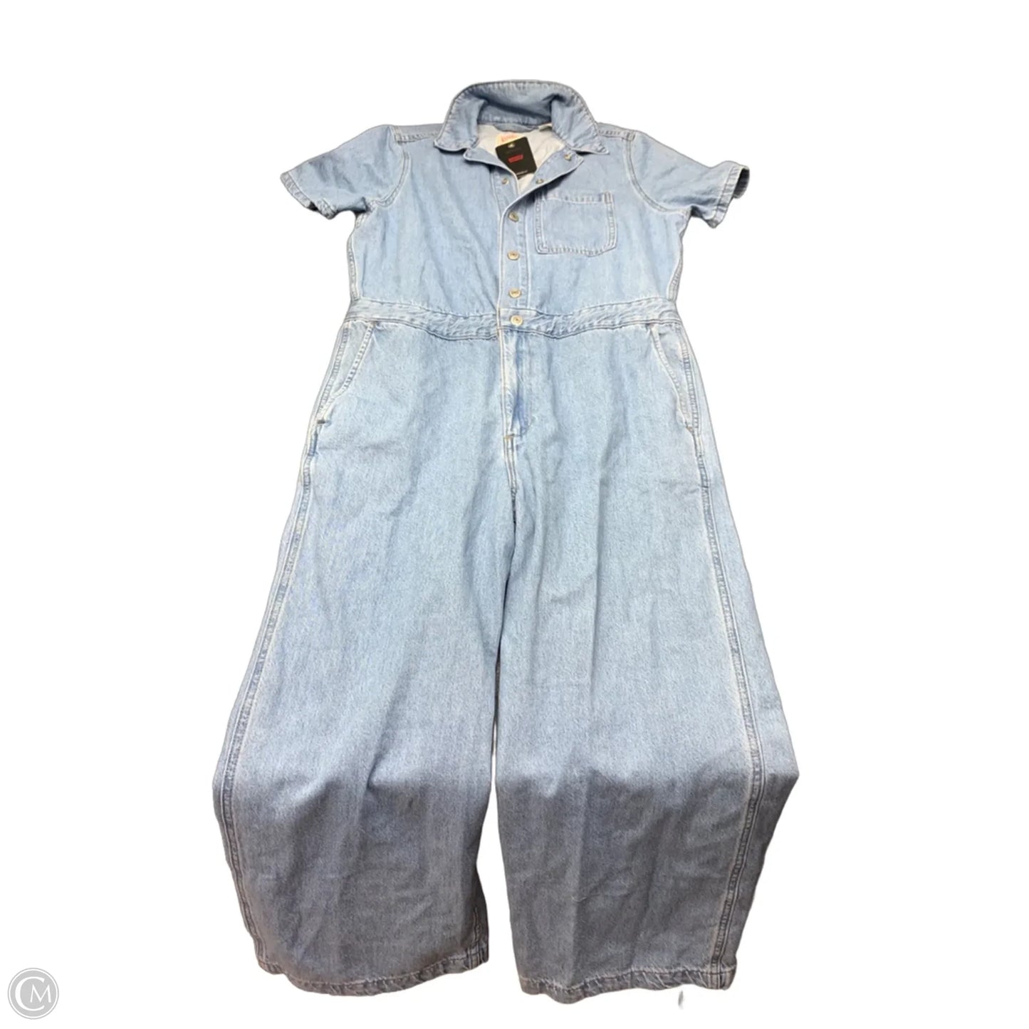 Jumpsuit By Levis In Blue Denim, Size: M