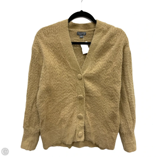 Cardigan By Clothes Mentor In Tan, Size: L