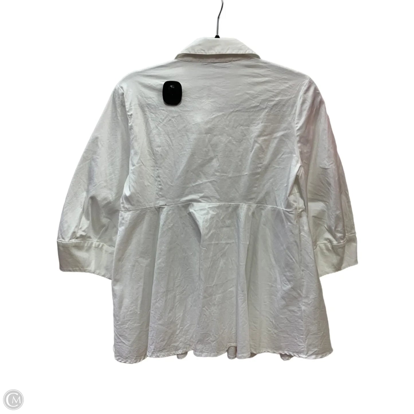 Top Long Sleeve By Tuckernuck In White, Size: L