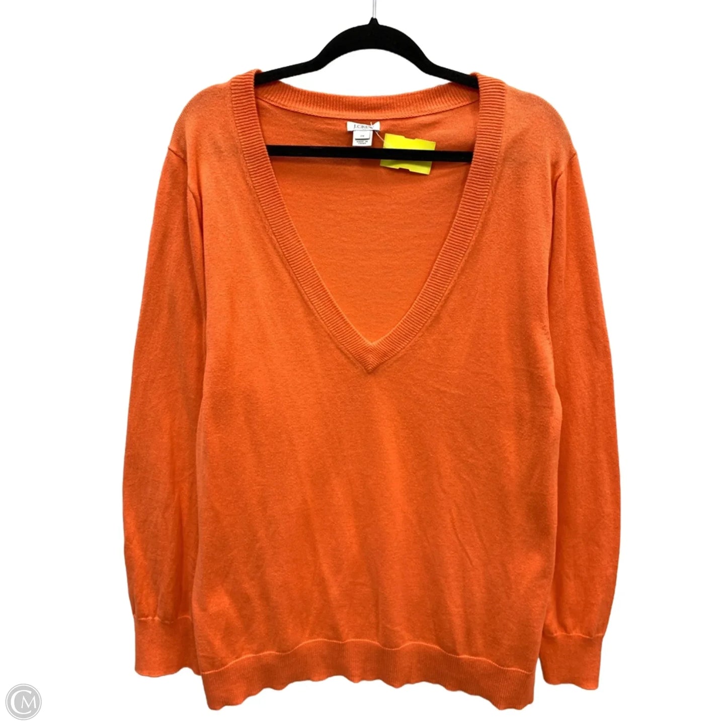 Sweater By J. Crew In Orange, Size: Xxl