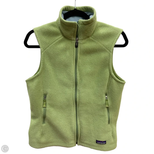 Vest Fleece By Patagonia In Green, Size: M