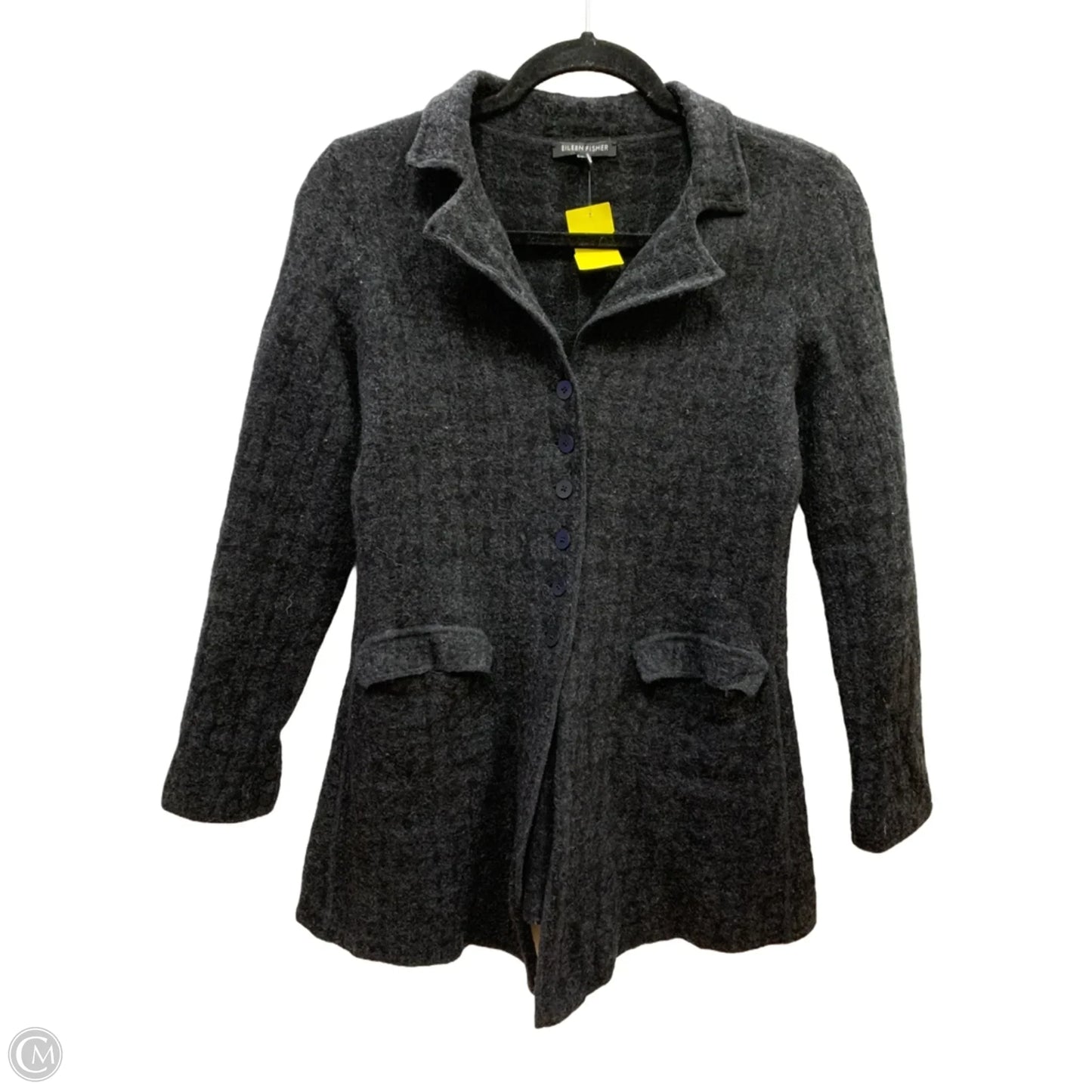 Cardigan By Eileen Fisher In Grey, Size: Xs