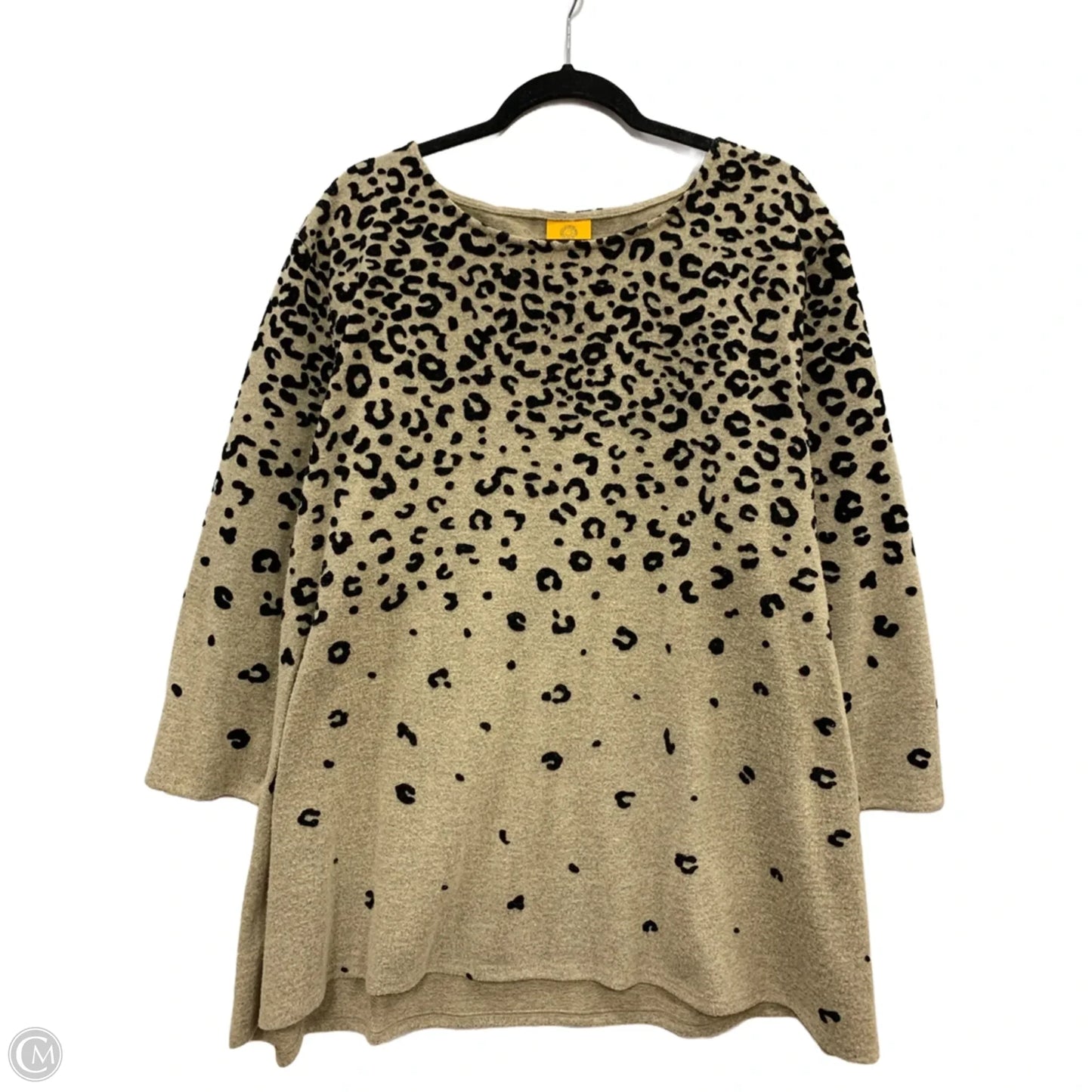 Sweater Short Sleeve By Ruby Rd In Animal Print, Size: 3x
