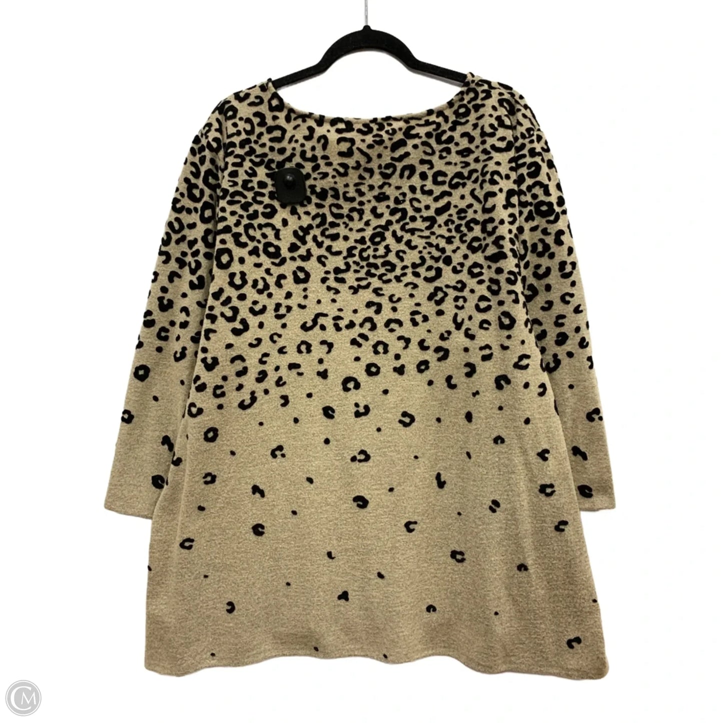 Sweater Short Sleeve By Ruby Rd In Animal Print, Size: 3x