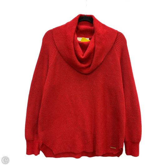 Sweater By Michael By Michael Kors In Red, Size: L