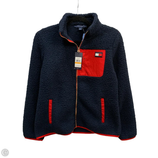 Jacket Faux Fur & Sherpa By Tommy Hilfiger In Navy, Size: S