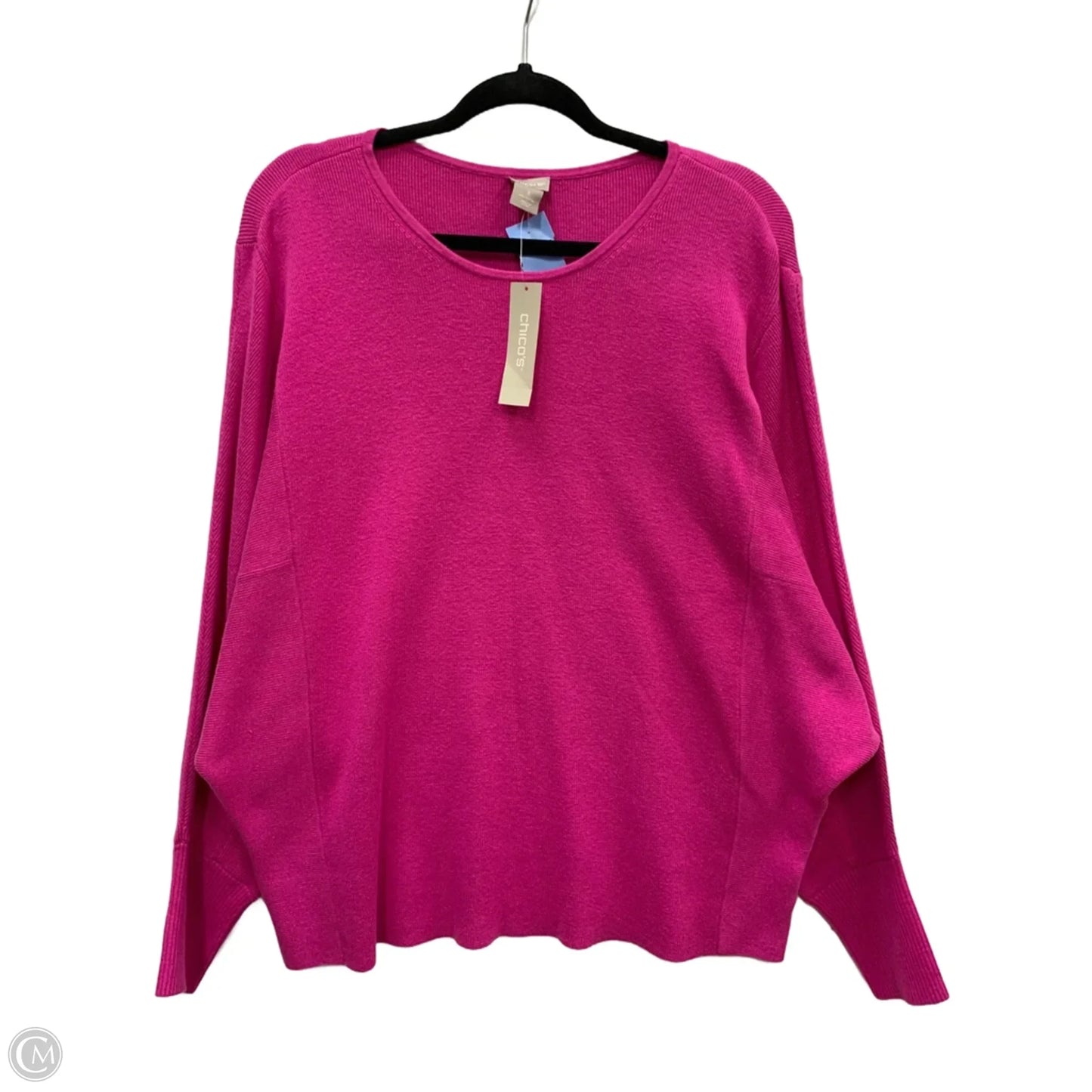Sweater By Chicos In Pink, Size: Xl