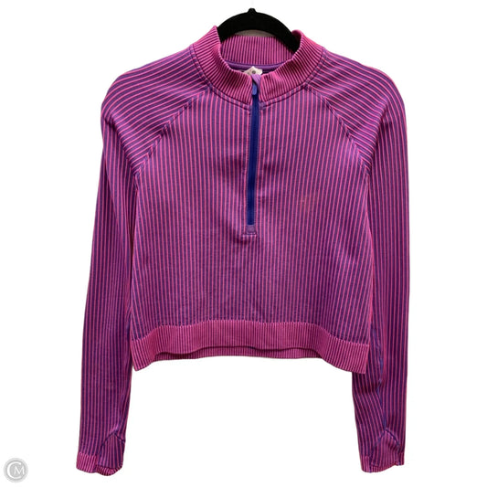 Athletic Jacket By Lululemon In Pink & Purple, Size: M