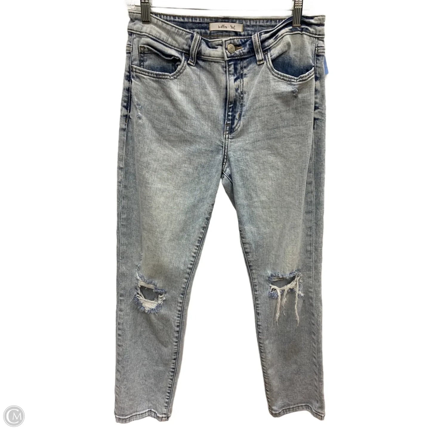 Jeans Straight By Willow & Root In Blue Denim, Size: 8