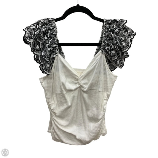 Tank Top By Anthropologie In White, Size: M