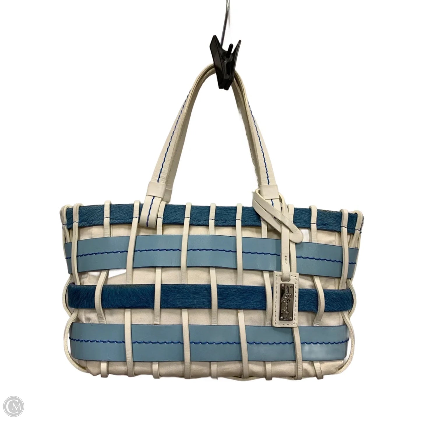 Handbag Leather By Clothes Mentor, Size: Medium