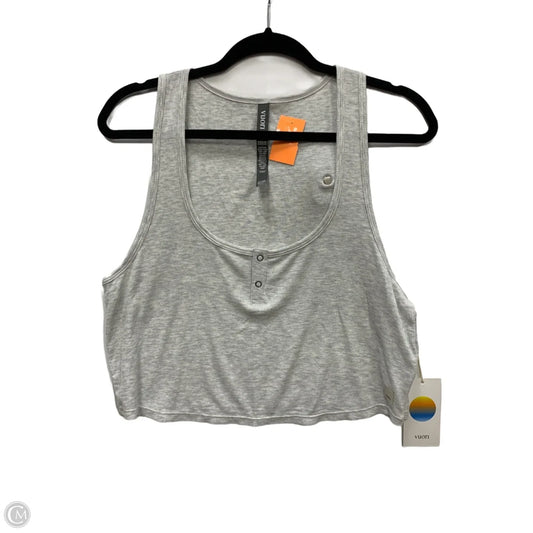 Tank Top By Vuori In Grey, Size: L
