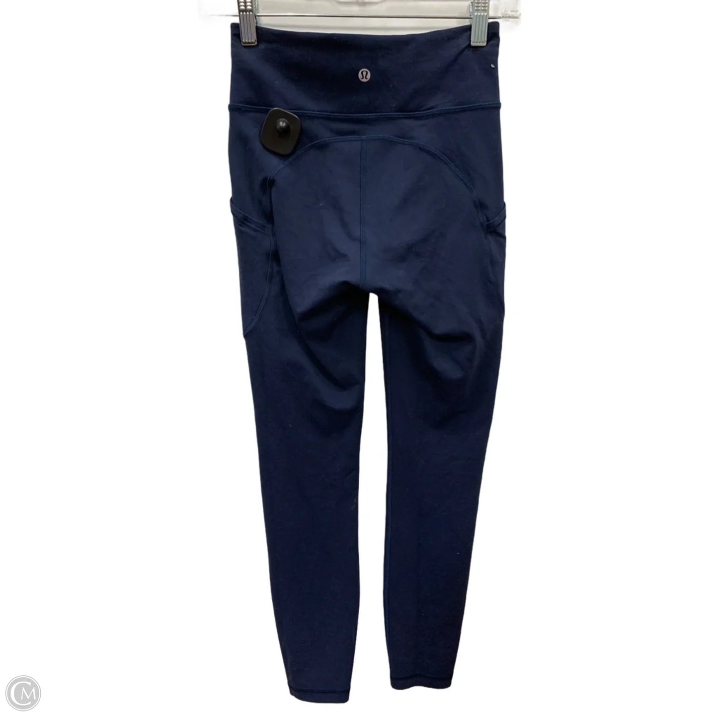 Athletic Leggings By Lululemon In Navy, Size: 4