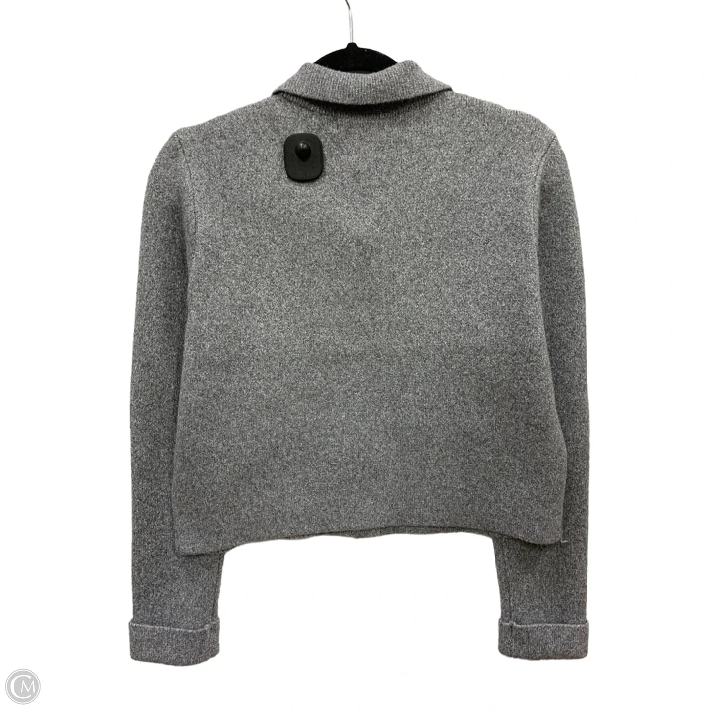 Jacket Shirt By Clothes Mentor In Grey, Size: S