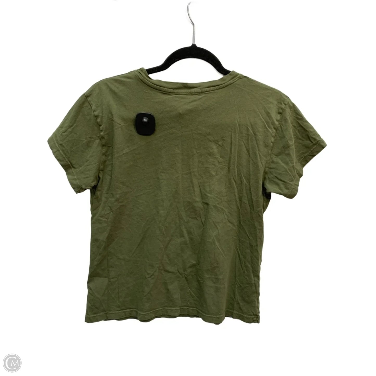 Top Short Sleeve Basic By  LETLUV By Anthropologie In Green, Size: Xs