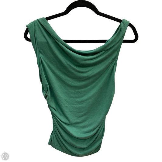 Blouse Sleeveless By Pilcro In Green, Size: S