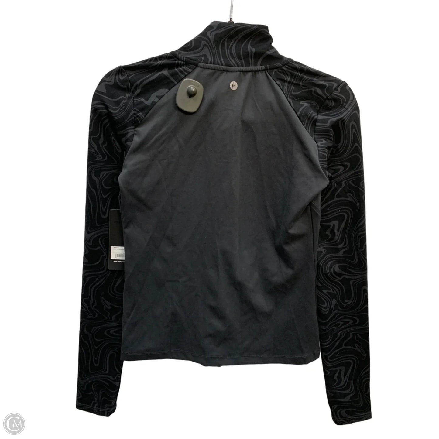 Athletic Jacket By 90 Degrees By Reflex In Black & Grey, Size: Xs