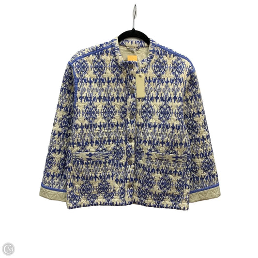Jacket Puffer & Quilted By Blanknyc In Blue & Cream, Size: Xs