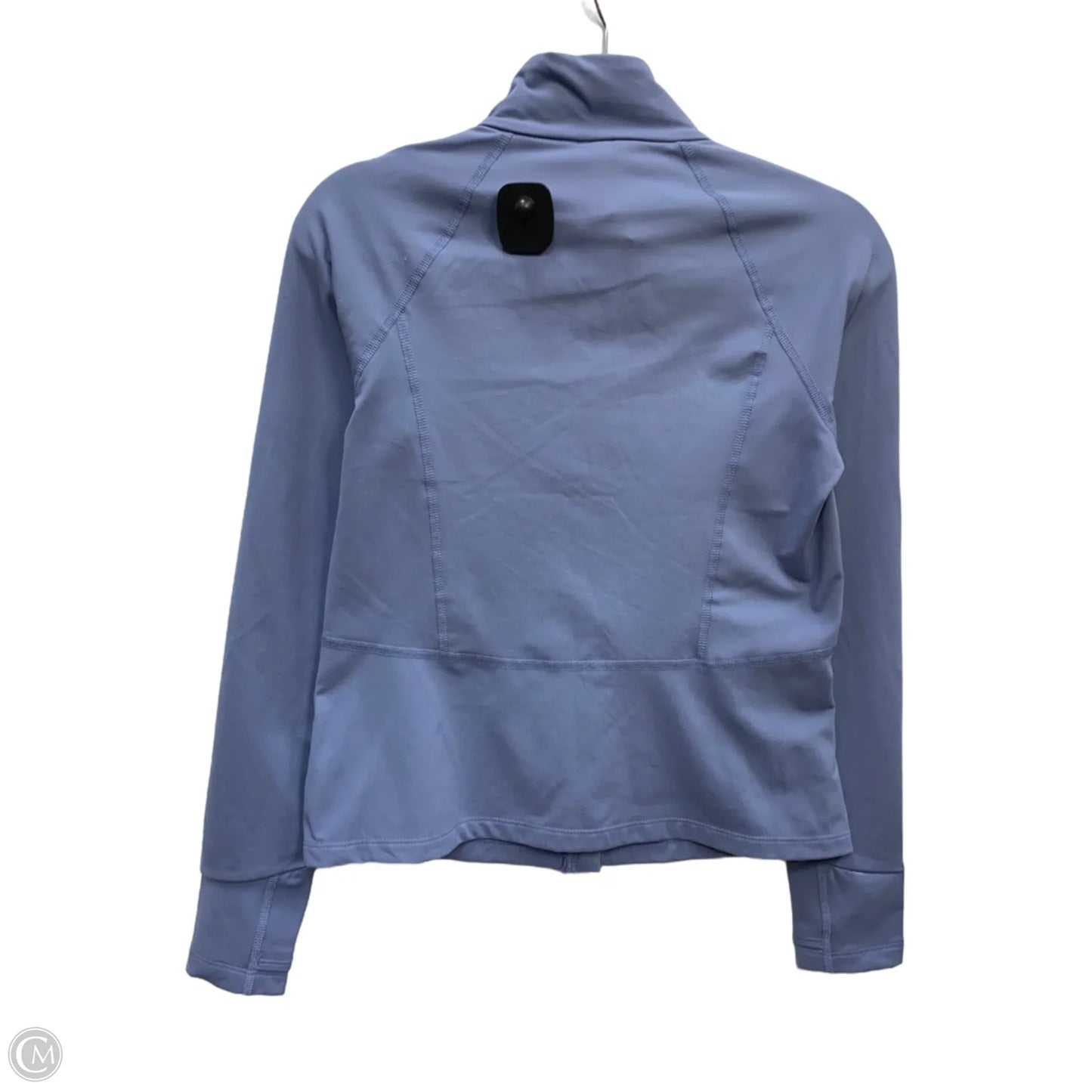 Athletic Jacket By Asics In Blue, Size: Xs