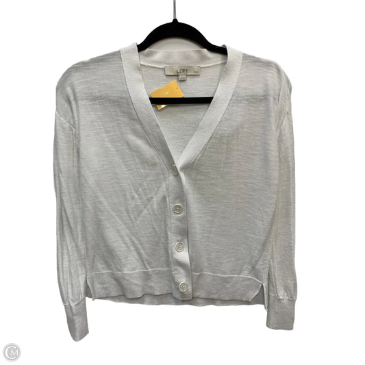 Cardigan By Loft In White, Size: Xsp