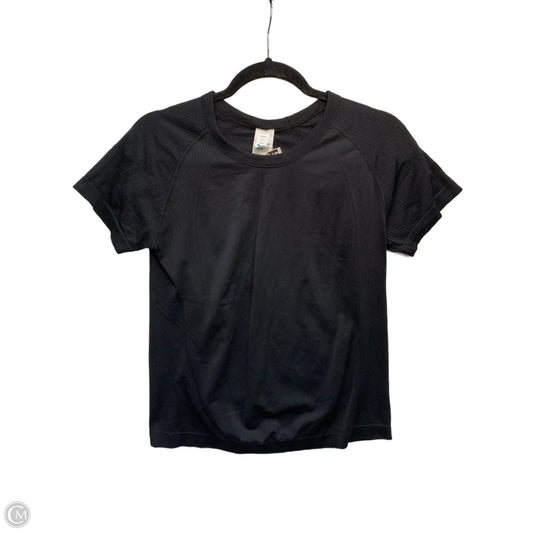 Athletic Top Short Sleeve By Old Navy In Black, Size: L