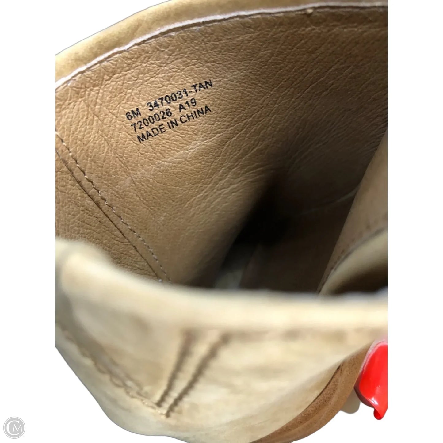 Shoes Designer By Frye In Tan, Size: 6