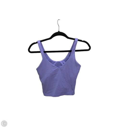 Athletic Tank Top By Lululemon In Purple, Size: 6