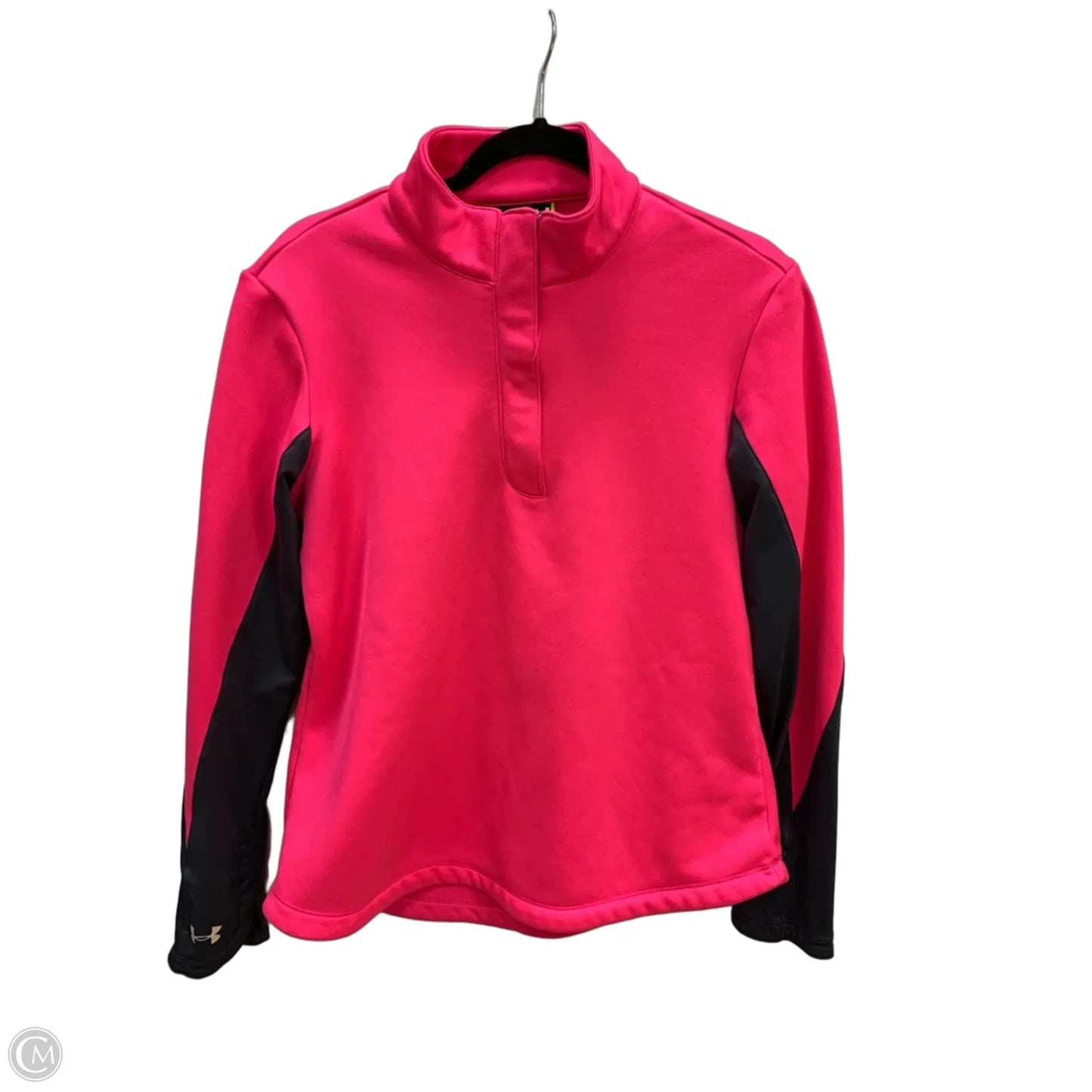 Athletic Sweatshirt Collar By Under Armour In Pink, Size: L