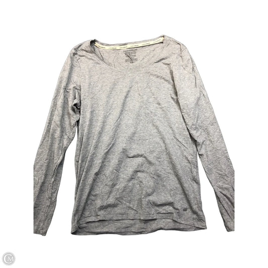 Top Long Sleeve Basic By Lucky Brand In Grey, Size: Xl