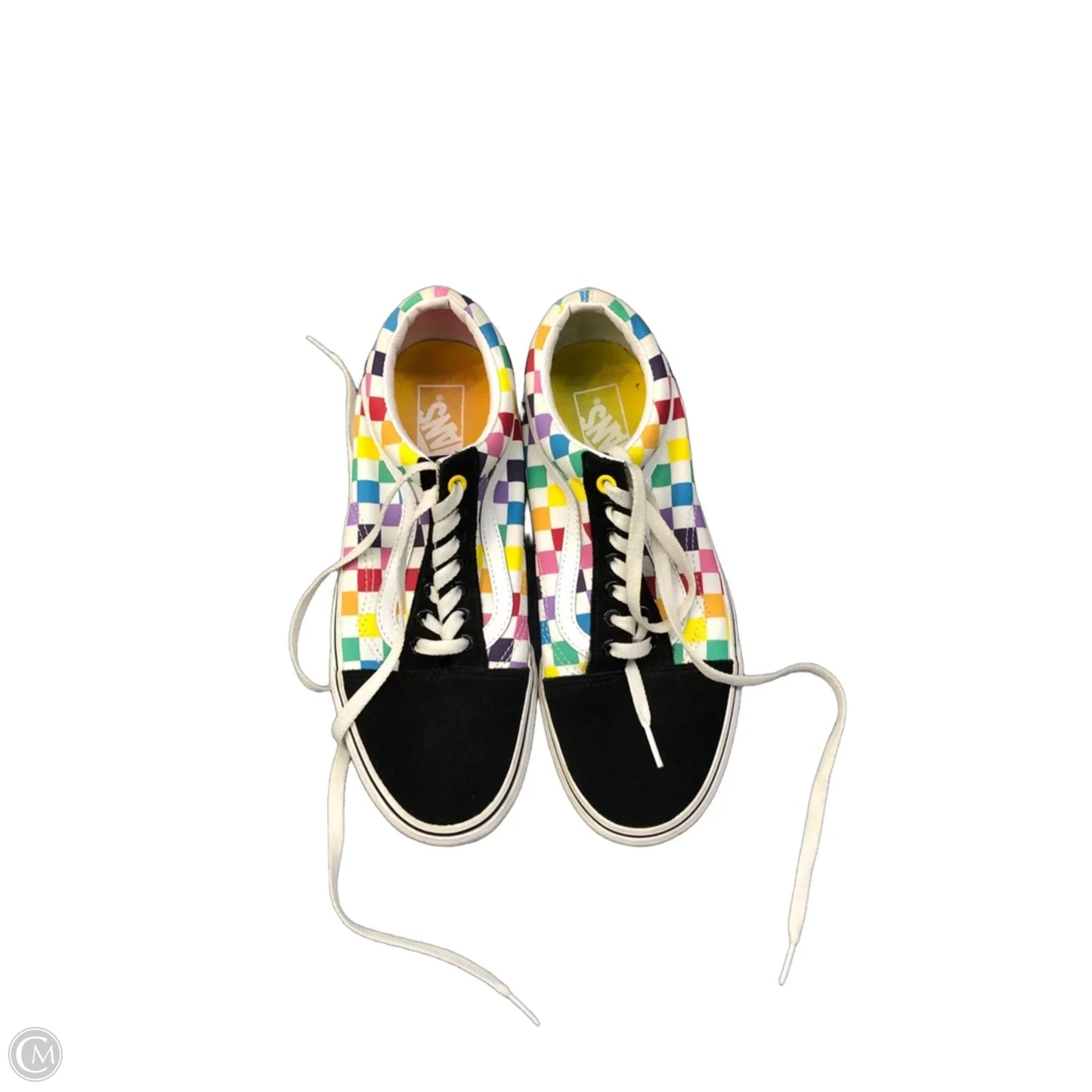 Shoes Flats By Vans In Black, Size: 10