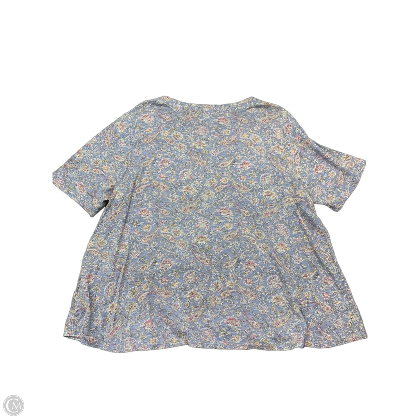 Top Short Sleeve By J. Jill In Blue, Size: Xl