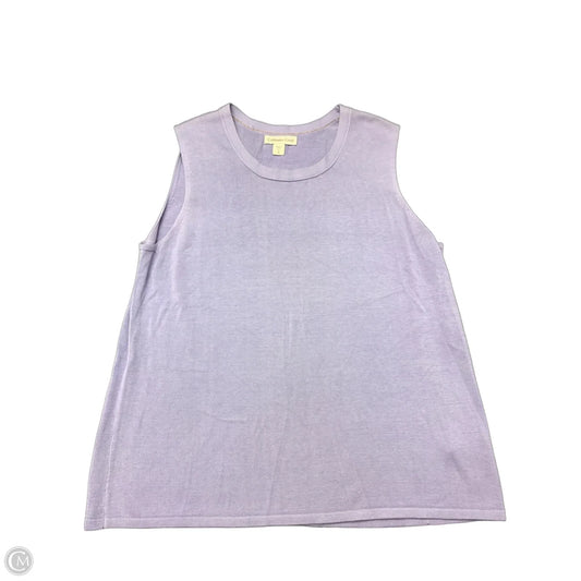 Tank Top By Coldwater Creek In Purple, Size: 1x