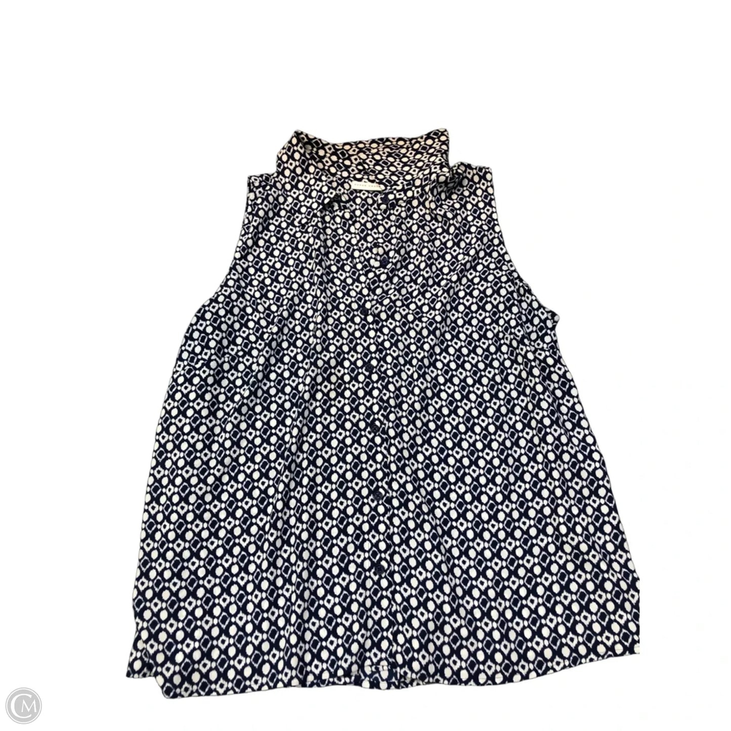 Tank Top By Susan Graver In Blue & White, Size: 20