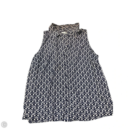 Tank Top By Susan Graver In Blue & White, Size: 20