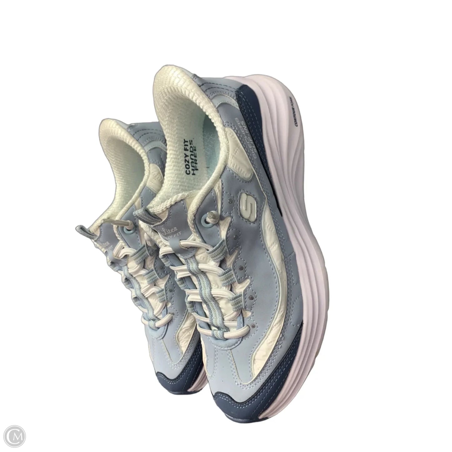 Shoes Athletic By Skechers In Blue, Size: 6.5