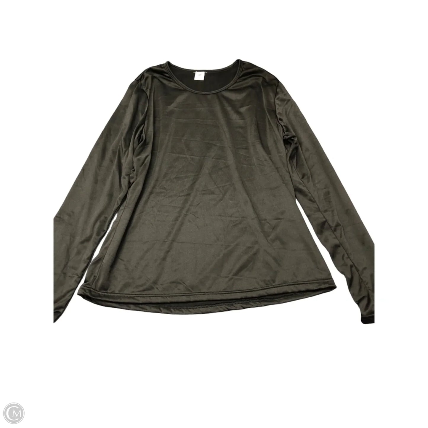 Athletic Top Long Sleeve Crewneck By Clothes Mentor In Black, Size: 2x